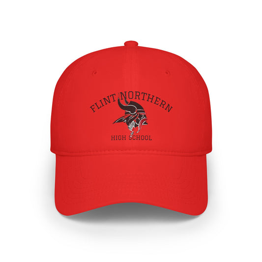 Baseball Cap Straight Outta of Flint Northern Vikings Vibe. Designed by tah