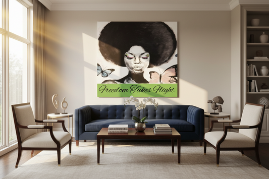 Freedom Takes Flight - Art Poster