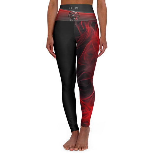Straight Outta Flint, Michigan Central HS Design Leggings by tah