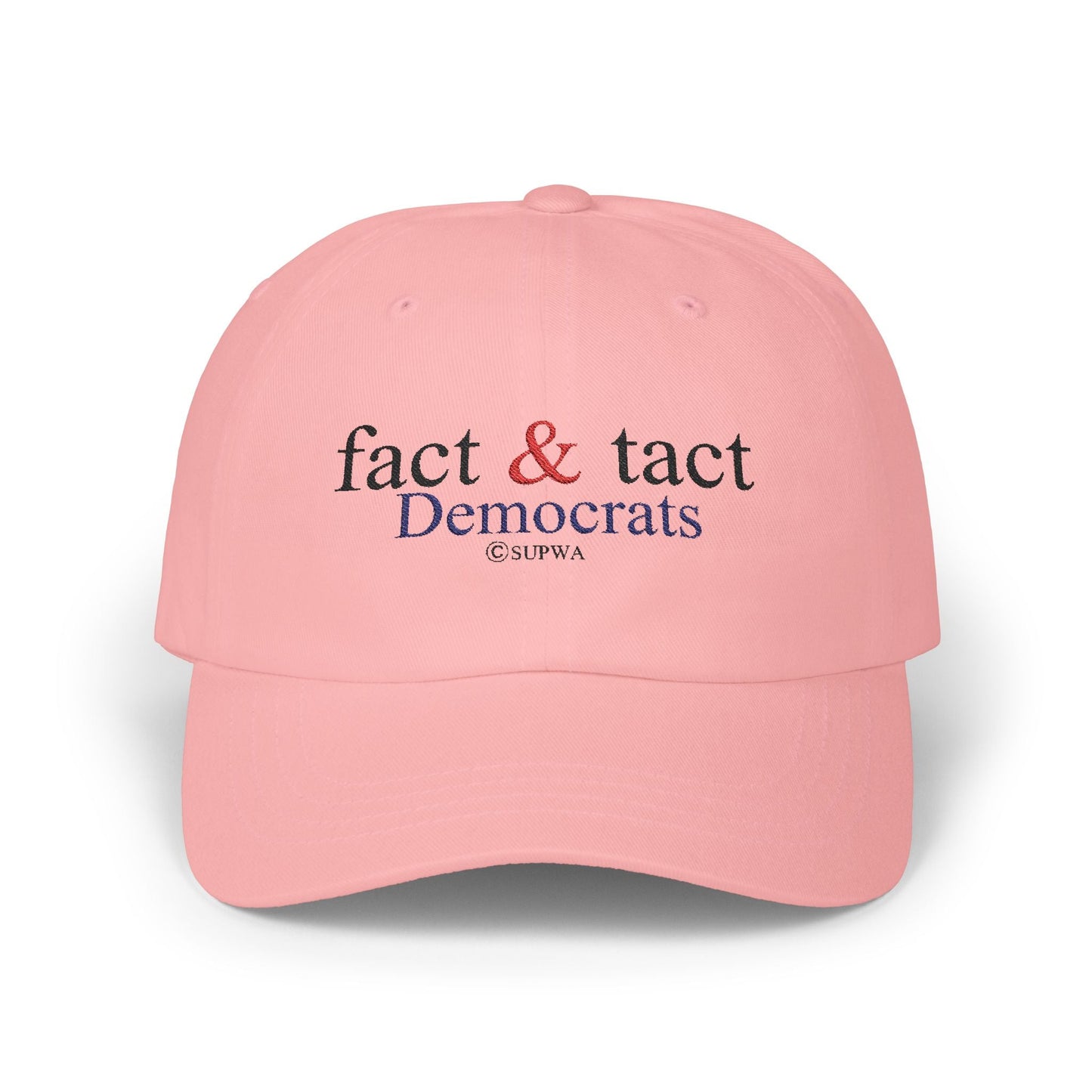 The Fact and Tact Cap from We The People Collective organization light colors