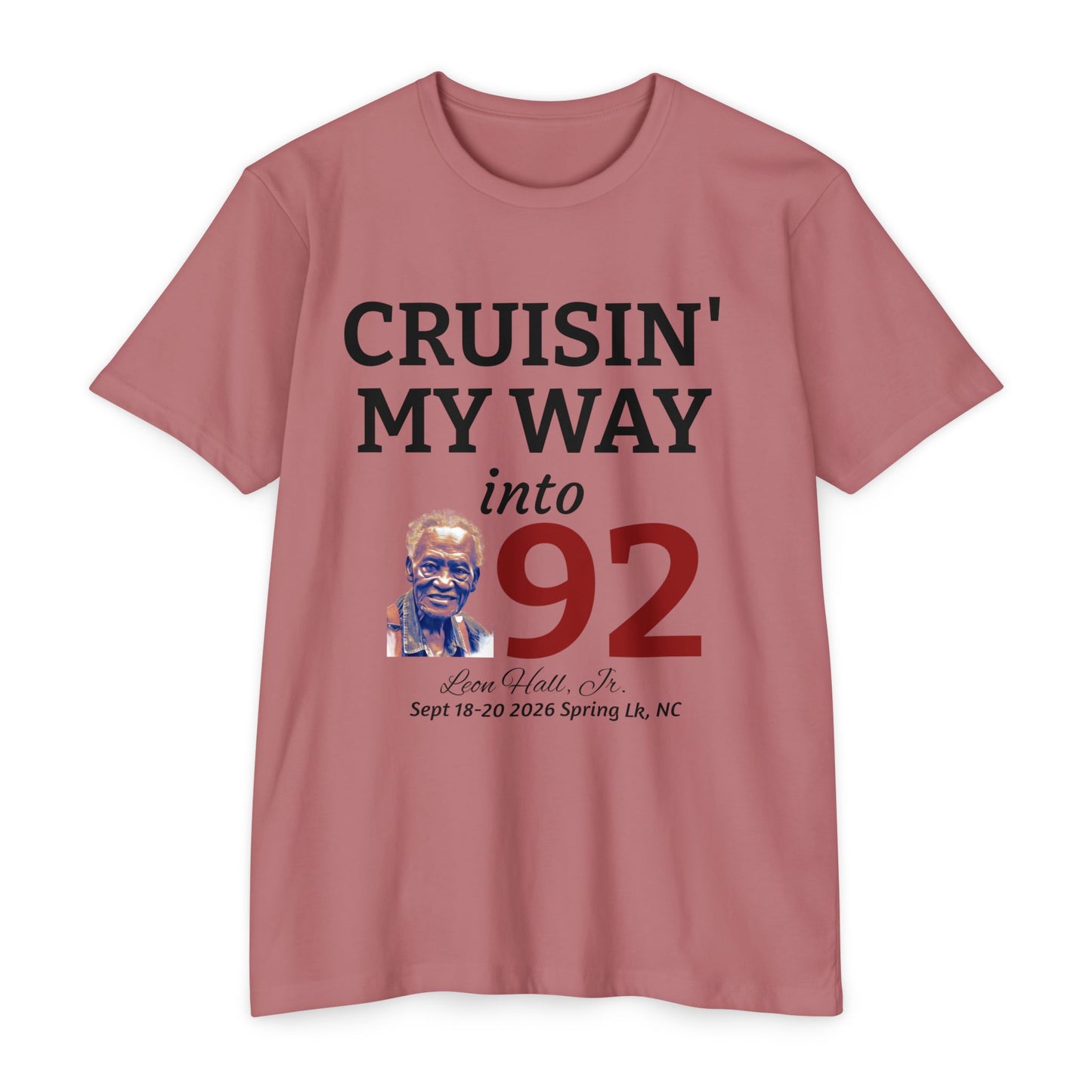 Cruisin' My Way into 92 Leon's Birthday T-Shirt — 'Straight Outta 1934' Vintage Celebration Tee