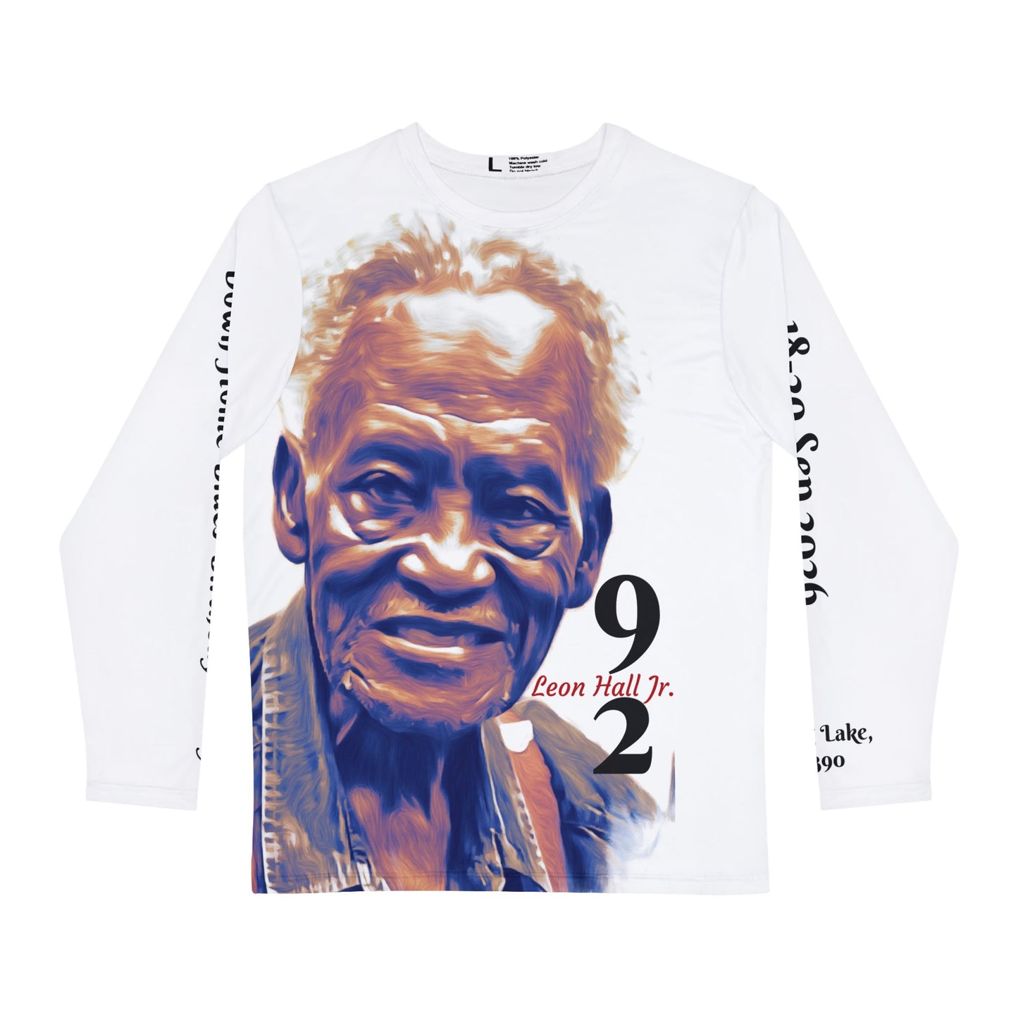 Leon Hall, Jr's 92nd Birthday Tribute Long Sleeve Shirt — “Cruisin’ My Way into 92”