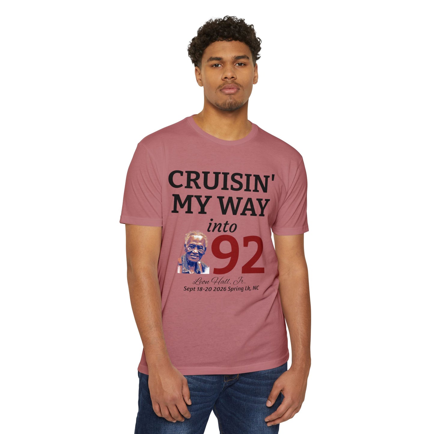 Cruisin' My Way into 92 Leon's Birthday T-Shirt — 'Straight Outta 1934' Vintage Celebration Tee